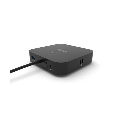 i-Tec USB-C Dual Display Docking Station with Power Delivery - Docking station - USB-C  /  Thunderbolt 3 - 2 x DP - GigE - 6