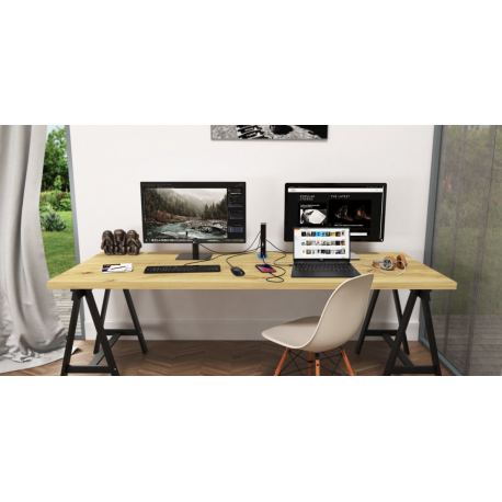 i-Tec USB 3.0 / USB-C Dual HDMI Docking Station - Docking station - USB 3.0 - 2 x HDMI - GigE - 3