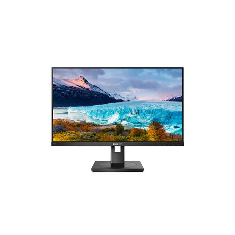 Philips S-line 242S1AE - LED monitor - 24" (23.8" viewable) - 1920 x 1080 Full HD (1080p) @ 75 Hz - IPS - 250 cd / m² - 1000:1 - 4 ms - HDMI, DVI-D, VGA, DisplayPort - speakers - black texture - 0