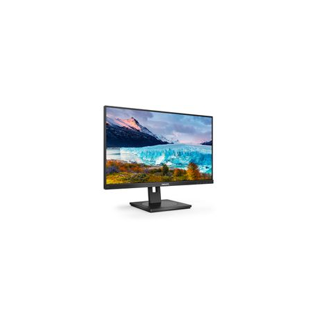 Philips S-line 242S1AE - LED monitor - 24" (23.8" viewable) - 1920 x 1080 Full HD (1080p) @ 75 Hz - IPS - 250 cd / m² - 1000:1 - 4 ms - HDMI, DVI-D, VGA, DisplayPort - speakers - black texture - 3