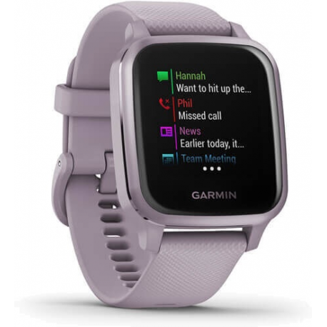 GARMIN Venu Sq Smart Watch NFC Orchid/Metallic Orchid WW