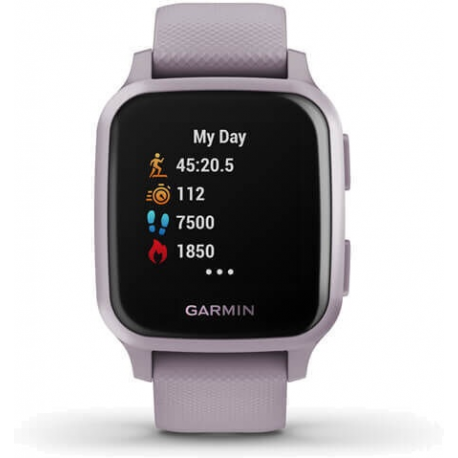 GARMIN Venu Sq Smart Watch NFC Orchid/Metallic Orchid WW