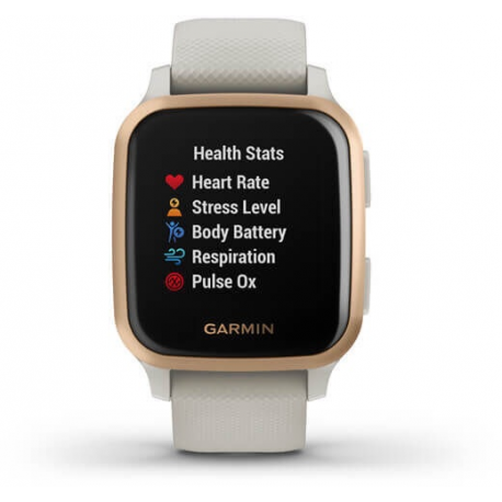 GARMIN Venu Sq Smart Watch NFC Music Light Sand/Rose Gold WW