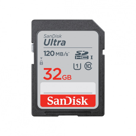 SanDisk Ultra - Flash memory card - 32 GB - UHS-I U1  /  Class10 - SDHC UHS-I - 0