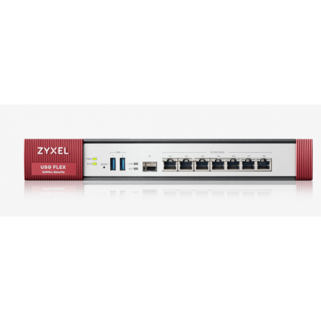 ZYXEL USG FLEX FIREWALL 7 GIGABIT USER-DEFINABLE PORTS, 1*SFP, 2* USB (DEVICE ONLY)