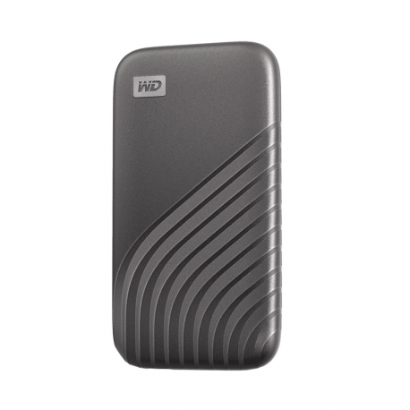 WD My Passport SSD WDBAGF0010BGY - SSD - encrypted - 1 TB - external (portable) - USB 3.2 Gen 2 (USB-C connector) - 256-bit AES - space grey - 2