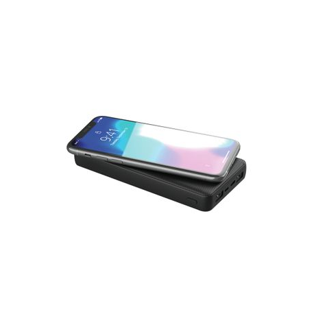 Trust Primo - Power bank - 20000 mAh - 74 Wh - 15 Watt - 3 A - Fast Charge - 3 output connectors (2 x USB, USB-C) - on cable: Micro-USB - 2