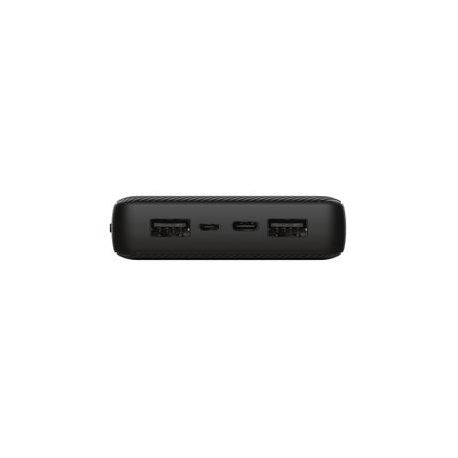 Trust Primo - Power bank - 20000 mAh - 74 Wh - 15 Watt - 3 A - Fast Charge - 3 output connectors (2 x USB, USB-C) - on cable: Micro-USB - 3