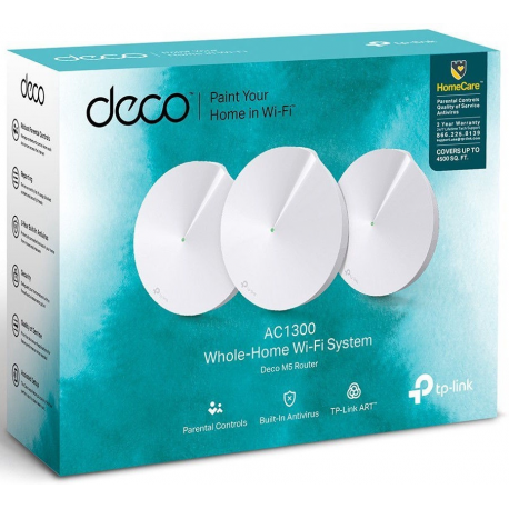 TP-LINK Wireless Router | TP-LINK | Wireless Router | 1300 Mbps | DECOM5(3-PACK) - 3