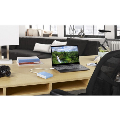 SEAGATE One Touch Potable 5TB USB 3.0 compatible with MAC and PC including data recovery service blue