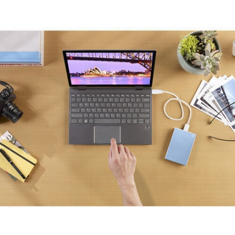 SEAGATE One Touch Potable 5TB USB 3.0 compatible with MAC and PC including data recovery service blue