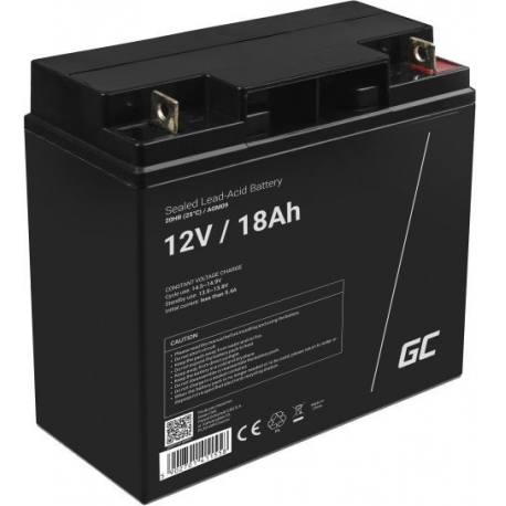 Green Cell - UPS battery - 1 x Sealed Lead Acid (SLA) 18 Ah - black - 5