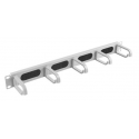 Lanberg AK-1203-S - Cable organizer - grey, RAL 7035 - 1U - 19"