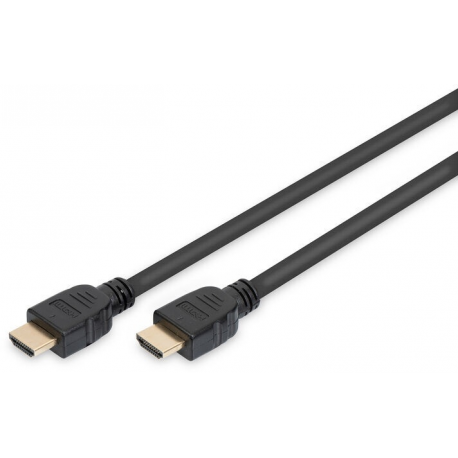 ASSMANN - Ultra High Speed HDMI with Ethernet cable - HDMI male to HDMI male - 3 m - triple shielded - black - 8K support, Dolby DTS-HD Master Audio support, Dolby TrueHD support - 0