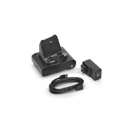 Zebra 1-Slot Docking Cradle - Printer charging cradle - output connectors: 1 - United Kingdom - for ZQ300 Series - 1