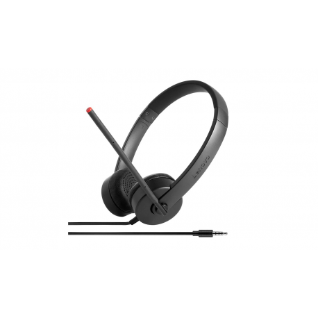 Lenovo Stereo Analog Headset - Headset - on-ear - wired - for ThinkCentre M80t Gen 3; ThinkCentre neo 50; ThinkPad T14s Gen 3; V50t Gen 2-13 - 3