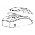 Zebra - Cover assembly with media window