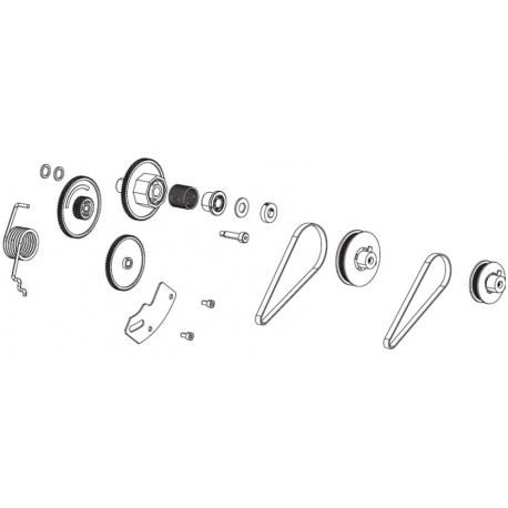 Zebra - Drive gear kit - for ZT400 Series ZT410, ZT420 - 1