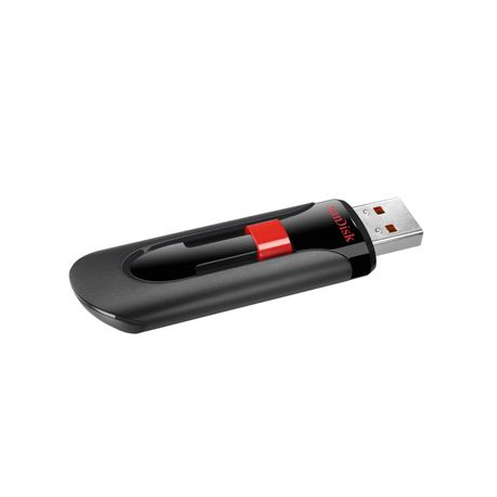 SanDisk Cruzer Glide - USB flash drive - 256 GB - USB 2.0 - black, red - 2