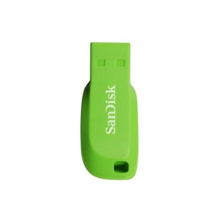 SanDisk Cruzer Blade - USB flash drive - 16 GB - USB 2.0 - electric green - 2