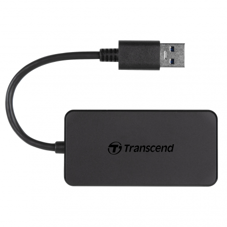 Transcend HUB2 - Hub - 4 x SuperSpeed USB 3.0 - desktop - 10