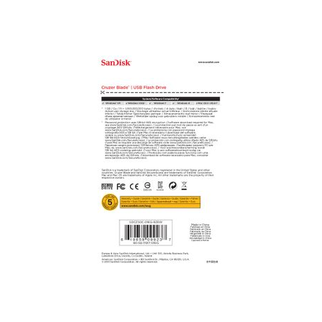 Sandisk USB CRUZER BLADE 16GB