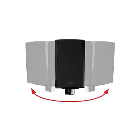 B-TECH Ultragrip Pro BT77 - Mounting kit - for speaker(s) - black - wall-mountable (pack of 2) - 1