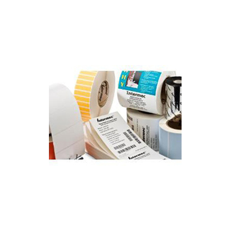 Intermec Duratherm II - Permanent adhesive - non-top-coated - white - 102 x 127 mm 9360 label(s) (8 roll(s) x 1170) die cut labels - for EasyCoder 4400 - 1