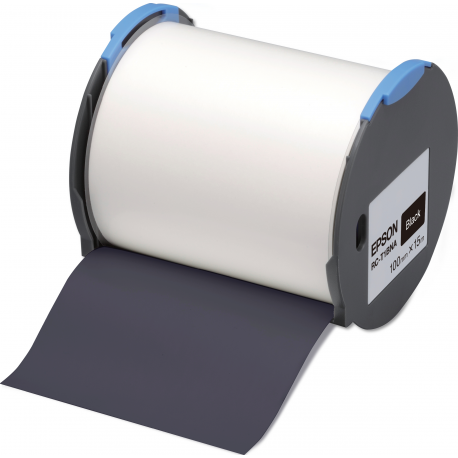 Epson RC-T1BNA - Polyolefin - self-adhesive - black - Roll (10 cm x 15 m) 1 roll(s) plastic tape - for LabelWorks Pro100 - 1