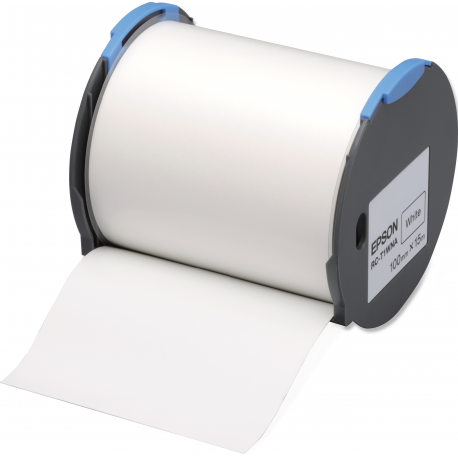 Epson RC-T1WNA - Polyolefin - self-adhesive - white - Roll (10 cm x 15 m) 1 roll(s) plastic tape - for LabelWorks Pro100 - 2