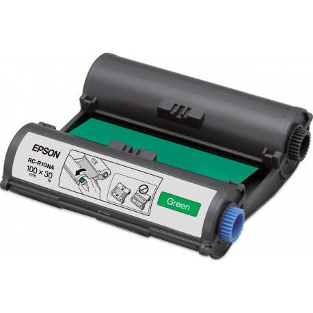 Epson RC-R1GNA - Green - 100 mm x 30 m - print ribbon - for LabelWorks Pro100 - 1