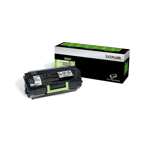 Lexmark 522HE - High Yield - black - original - toner cartridge Lexmark Corporate - for Lexmark MS810, MS811, MS812 - 1