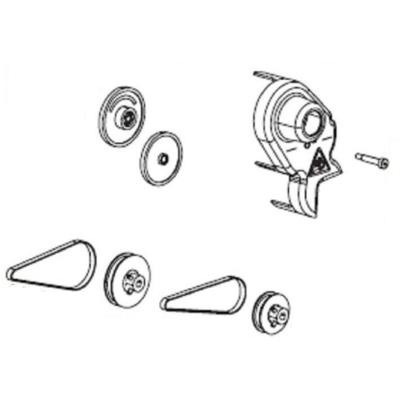 Zebra - Drive system maintenance kit - for Zebra ZM400, ZM600; Z Series ZM400, ZM600 - 3