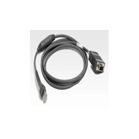 Zebra - Serial cable - DB-9 (F) - 2.1 m - for Symbol LS1203, LS3408, LS3478, LS7708, LS9203; Digital Scanner DS 66XX, DS3478, DS6707 - 2