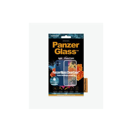 PanzerGlass ClearCase - Back cover for mobile phone - tempered glass, thermoplastic polyurethane (TPU) - for Apple iPhone 12 mini - 2