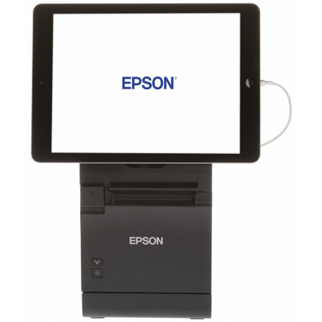 Epson TM m30II-S (012A0) - Receipt printer - thermal line - Roll (7.95 cm) - 203 x 203 dpi - up to 250 mm / sec - USB 2.0, LAN, USB 2.0 host, Lightning - cutter - black - 3