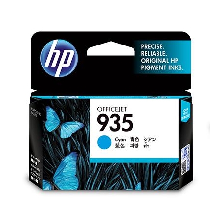 HP 935 - Cyan - original - ink cartridge - for Officejet 6812, 6815, 6820; Officejet Pro 6230, 6230 ePrinter, 6830, 6835 - 10