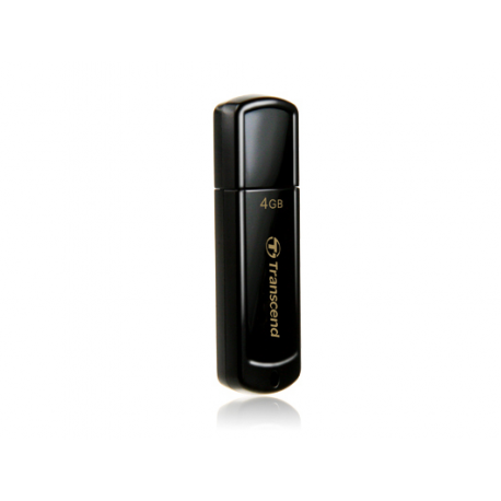 Transcend JetFlash 350 - USB flash drive - 4 GB - USB 2.0 - black - 5