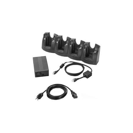 Zebra 4-Slot Ethernet Cradle Kit - Docking cradle - Ethernet - for Zebra MC3000, MC3090, MC3100, MC3190, MC3200 - 2