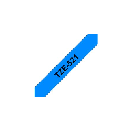 Brother TZ521 9MM BLACK ON BLUE TAPE