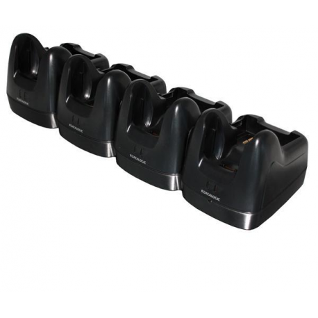 Datalogic Four Slot Dock Charger - Charging stand  /  battery charger + power adapter - output connectors: 4 - for Falcon X3, X4 - 1