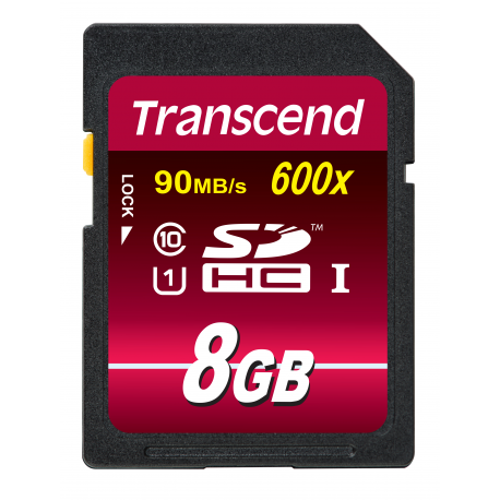 Transcend Ultimate - Flash memory card - 8 GB - UHS Class 1  /  Class10 - 133x - SDHC UHS-I - 1