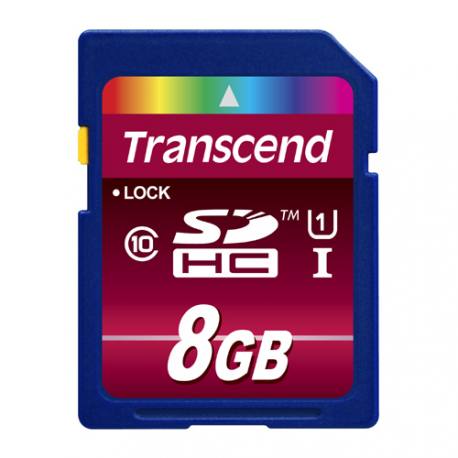 Transcend Ultimate - Flash memory card - 8 GB - UHS Class 1  /  Class10 - 133x - SDHC UHS-I - 2