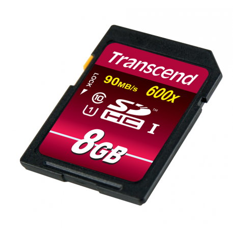 Transcend Ultimate - Flash memory card - 8 GB - UHS Class 1  /  Class10 - 133x - SDHC UHS-I - 4