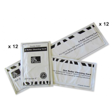 Zebra - Printer cleaning card kit - for ZXP Series 8 - 0