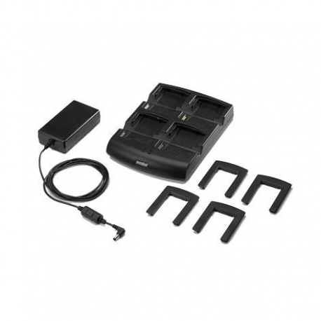 Zebra Four Slot Battery Charger Kit - Power adapter and battery charger - Spain - for Zebra MC92N0 - 1