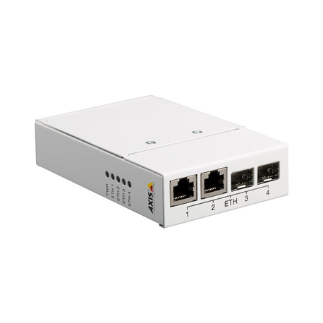 AXIS T8604 Media Converter Switch - Fibre media converter - GigE - 10Base-T, 100Base-TX, 1000Base-X, 100Base-X - 2 ports - RJ-45  /  SFP (mini-GBIC) - for AXIS P1455-LE, P1455-LE-3 License Plate Verifier Kit, P3818-PVE - 2