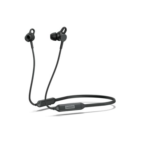Lenovo - Earphones with mic - in-ear - neckband - Bluetooth - wireless - black - for IdeaPad 1 14; 3 14; ThinkPad L13 Yoga Gen 3; P1 Gen 5; T14s Gen 3; X1 Nano Gen 2 - 5