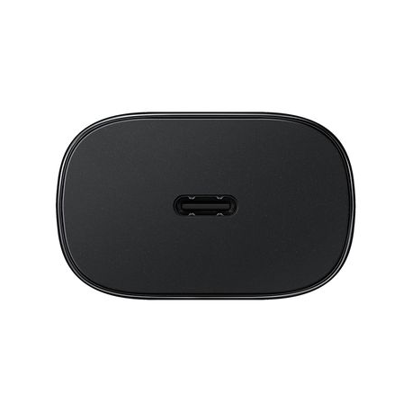 Samsung EP-TA800 - Power adapter - 25 Watt - 3 A - SFC (USB-C) - black - for Galaxy A20, A50, A70, A8s, M30, M40, Note10, S20, S20 5G, S20+ 5G, Z Flip, Z Flip 5G - 3