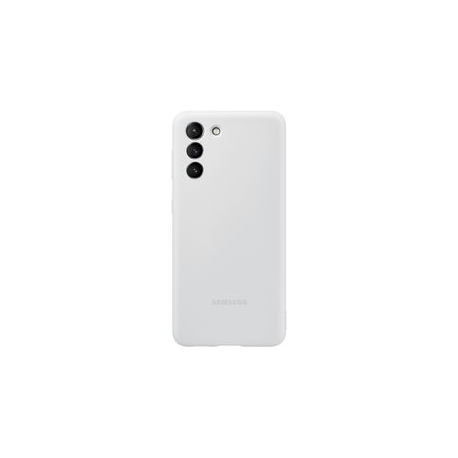 Samsung Silicone Cover EF-PG991 - Back cover for mobile phone - silicone - light grey - for Galaxy S21 5G - 0